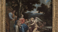 Charles Poerson (1609-1667). "Repos pendant la fuite en Égypte". Huile sur toile. Paris, musée Carnavalet.