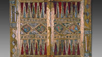 Exposition- Voyage dans le Cristal- Musée de Cluny- Plateau de tric trac et d'échec de saint Rupert, 1300