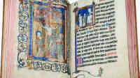 Salon - Salon du Livre Rare - Grand Palais Ephémère - Missel annoté « The Soissons Missal» manuscrit enluminé sur parchemin XIIIe siècle