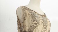 Exposition- Azzédine Alaïa- Palais Galliera- Madeleine Vionnet, robe du soir «Petits chevaux», haute couture, vers 1924