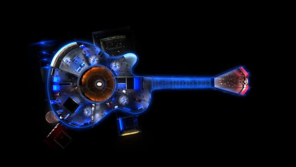 Vue de l'exposition Johnny Hallyday à Bruxelles Vue de l'exposition Johnny Hallyday à Bruxelles