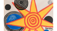 Vente aux enchères Gérard Depardieu à l'hôtel Drouot - Alexander Calder - Sun shine, 1974