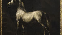 expo les chevaux de gericault - musée de la vie romantique - Cheval arabe gris et blanc, dit aussi Cheval blanc, 1812-1814