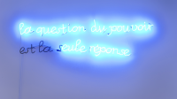 Exposition Alberola Galerie Templon - La question du pouvoir est la seule réponse, 2006