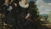 Exposition Frans Hals Rijksmuseum - Portrait of a Couple, probably Isaac Abrahamsz Massa and Beatrix van der Laen, 1622