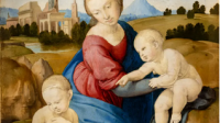 Exposition Michel Ange, Leonard et Raphael - Royal Academy de Londres - Raphaël, Vierge à l’Enfant avec l’Enfant Saint Jean Baptiste (La Madone Esterhazy), 1508 bis