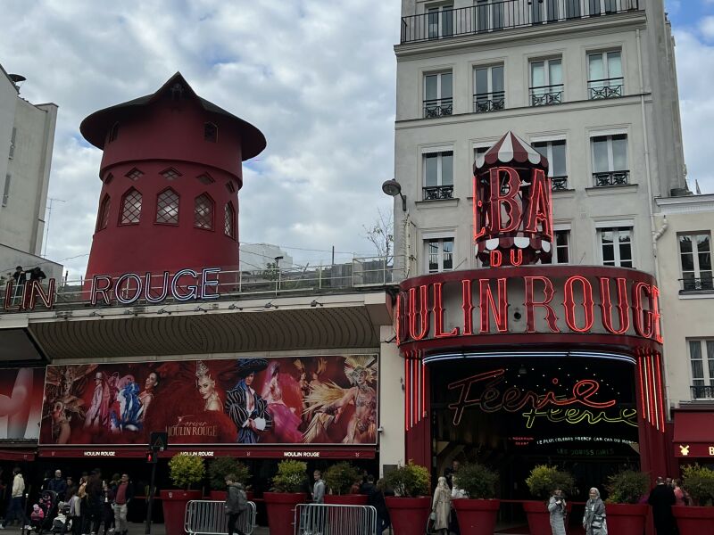 The Moulin Rouge lost its wings last night