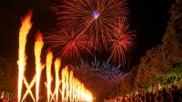 Grandes eaux nocturnes de feu, château de Versailles © Martin Sylvos (3)