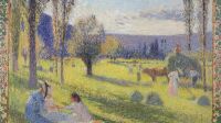exposition Henri Martin - Henri Le Sidaner, Palais lumière Henri Martin, Etude pour lEté, huile sur toile, avant 1914, Collection du Musée de Grenoble, Cliché Musée de Grenoble exposition Henri Martin - Henri Le Sidaner, Palais lumière Henri Martin, Etude pour lEté, huile sur toile, avant 1914, Collection du Musée de Grenoble, Cliché Musée de Grenoble