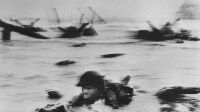 FRANCE. Normandy. June 6th, 1944. American troops landing on Omaha Beach, D-Day.