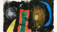 Joan Miró- La Banque Hyères, Paysage, Lune, 1973, Collection Fondation Maeght, Photo Claude Germain © Successió Miró - ADAGP, Paris, 2024