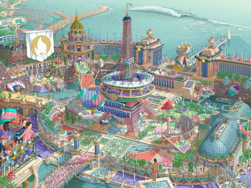 The Paris 2024 Olympic Games poster scrutinized