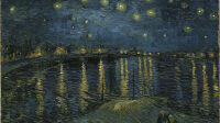 La nuit étoilée Van Gogh Vincent (1853-1890). Paris, musée d'Orsay. RF 1975 19.