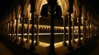 les nocturnes de l'abbaye, à la l'abbaye du mont saint-michelLa Merveille retrouvée 1