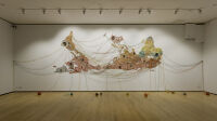 Exposition migrations, Musée de l'Homme, Reena Kallat, Woven chronicle, © Reena Kallat Studio - Jamie Woodley