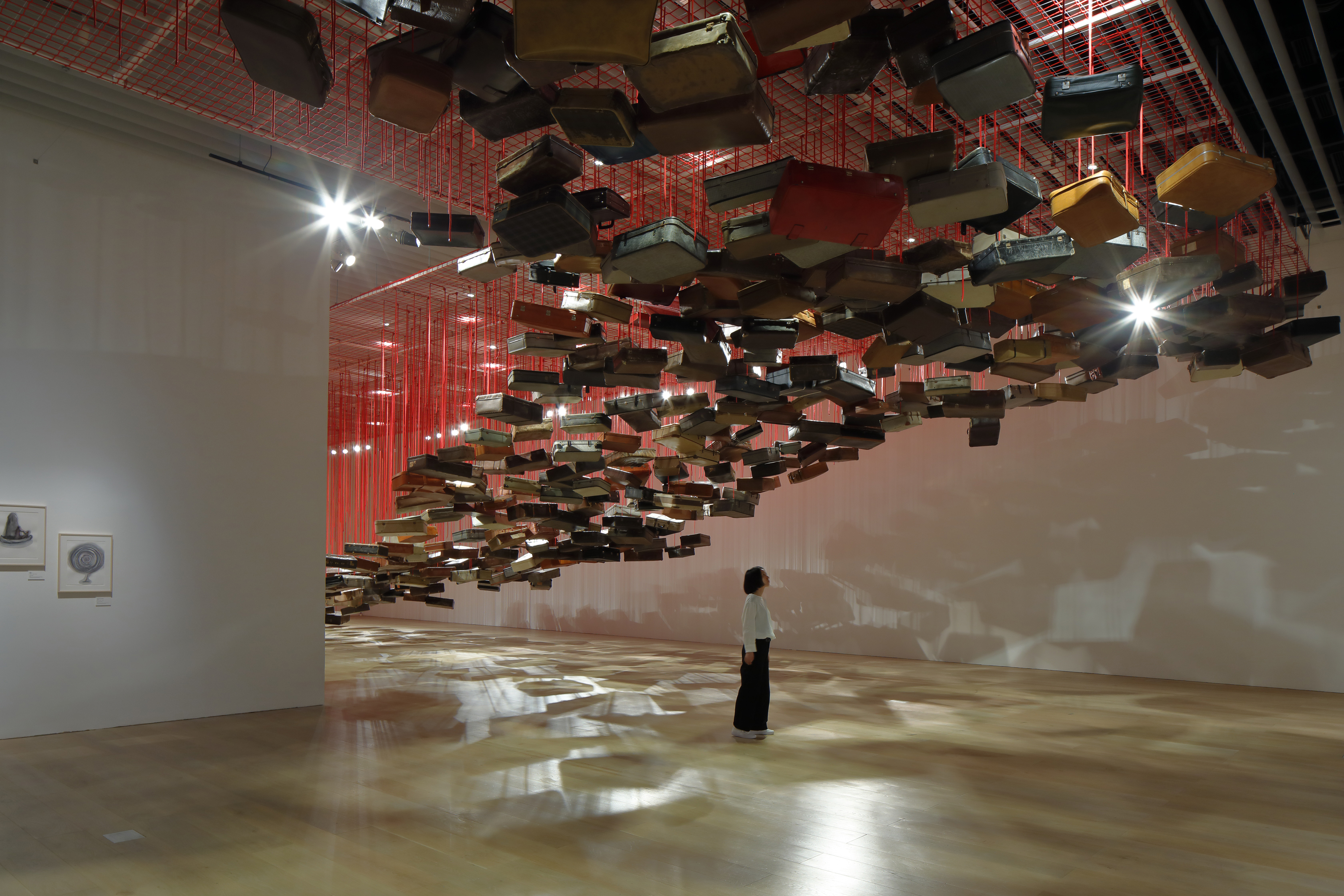 Chiharu Shiota - Accumulation - searching for the destination 2, 2024