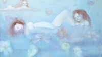 Exposition Leonor Fini, Stanislaro Lepri, Galerie Minsky, Leonor Fini, Les baigneuses, 1971, ©Galerie Minsky