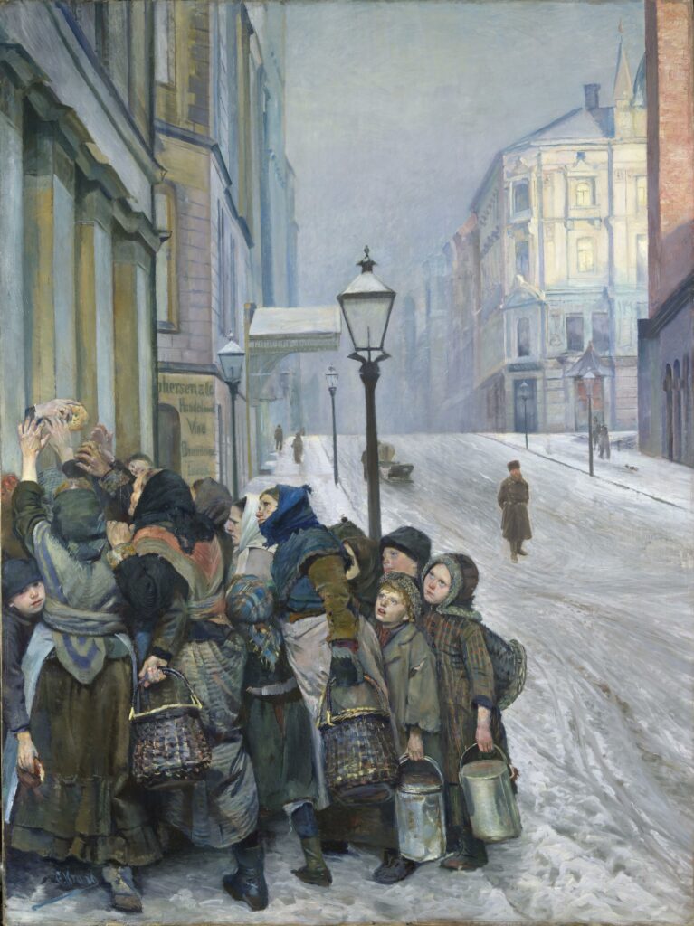 Christian Krohg, La lutte pour l'existence, 1889