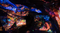 La Grotte du Père Noël, Grotte de la pierre de Volvic, Vue de la visite, ©Grotte de la Pierre de Volvic, BK Studios (12)