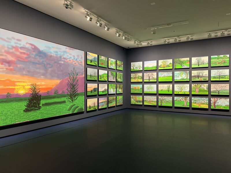 David Hockney célèbre le printemps, on vous raconte ! 