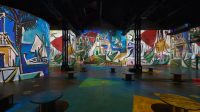 Exposition immersive Picasso, l'art en mouvement, Atelier des Lumières, Paris ©Succession Picasso 2025, ©Culturespaces, V. Bousserez