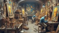un atelier de fabrication de faux tableaux de Picasso découvert à Rome