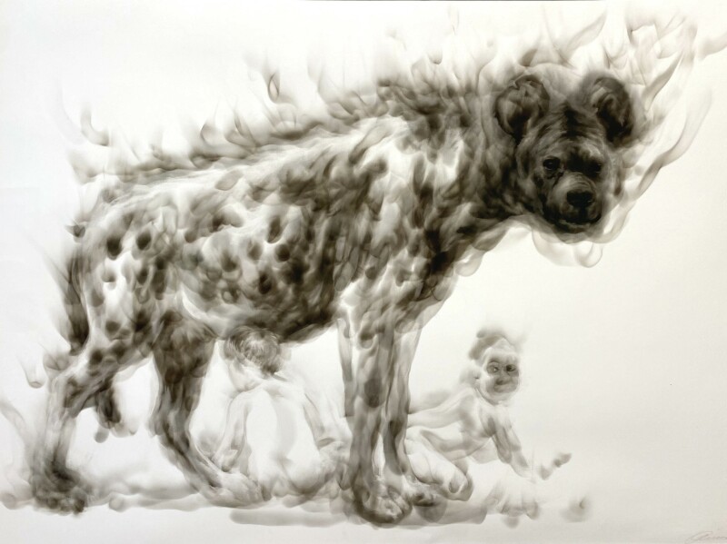 Les dessins fantomatiques de Diane Victor à la Galerie Larock-Granoff