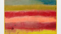 Exposition Frank Bowling, GALERIE HAUSER & WIRTH, Frank Bowling, Water, 2024, Photo Alex Delfanne