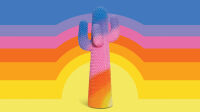 Exposition Cactus, Sunrise Cactus® by Paul Smith, 2023 (Drocco, Mello, 1972)