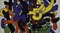 Exposition Couleurs ! Grimaldi Forum Monaco, Fernand LégerLes grands plongeurs noirs, 1944