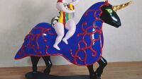 Exposition Le bestiaire magique, Caumont-Centre-d'Art, Niki de Saint Phalle, The Unicorn, 1994