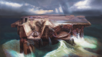 Exposition LES VISIONNAIRES AU CHÂTEAU DE VASCOEUIL, Yves Thomas, Marsdrak, 2004