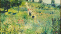 Exposition Paysages de marche, Musée Courbet, Auguste Renoir, Chemin montant dans les hautes herbes, vers 1875