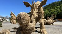 Exposition Sculptures sur paille et foin 11e édition du Concours international Valloire 2022 4