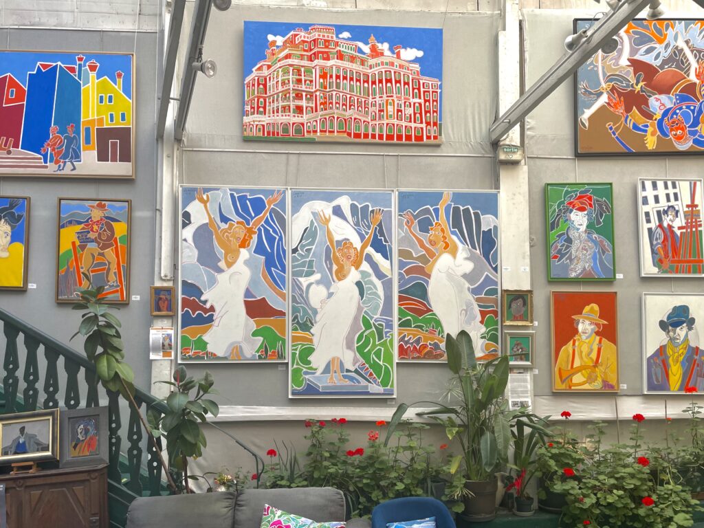 Vue de l'atelier d'Art Lepic Vue de l'atelier d'Art Lepic