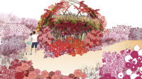 Jardin Flora et Zéphyr, Festival International des Jardins, 2025 © DR