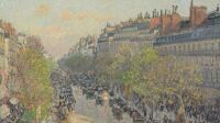 Camille Pissarro Boulevard Montmartre, Twilight, 1897