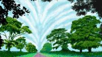 David Hockney. Summer Sky 2008