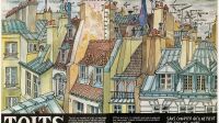 GeBe Toits dessin paru en double page de Vrai magazine n?1 mars 1988