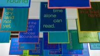 Renée Green, Space Poem #2 (Laura’s Words), 2009. Collection Frac Grand Large — Hauts-de-France.