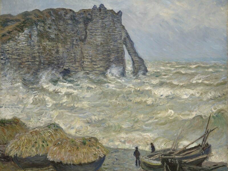 Quand les falaises paraissent trembler 