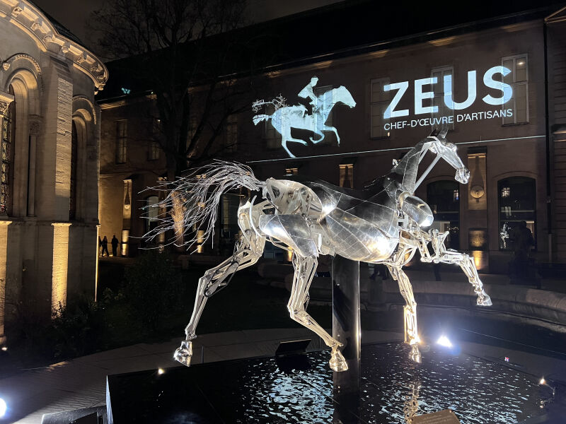 Zeus, le cheval des JO, s'installe au Musée des Arts et Métiers ! Zeus, le cheval des JO, s'installe au Musée des Arts et Métiers !