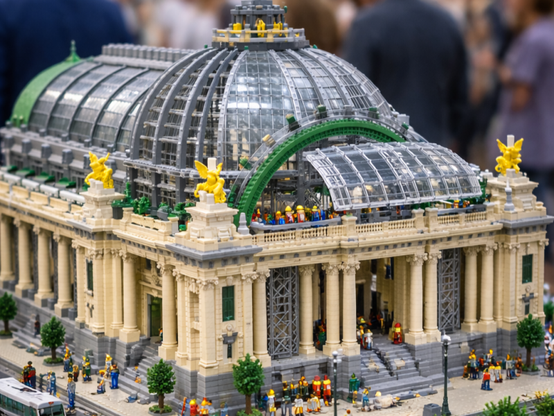 Le Grand Palais construit sous vos yeux... en LEGO®