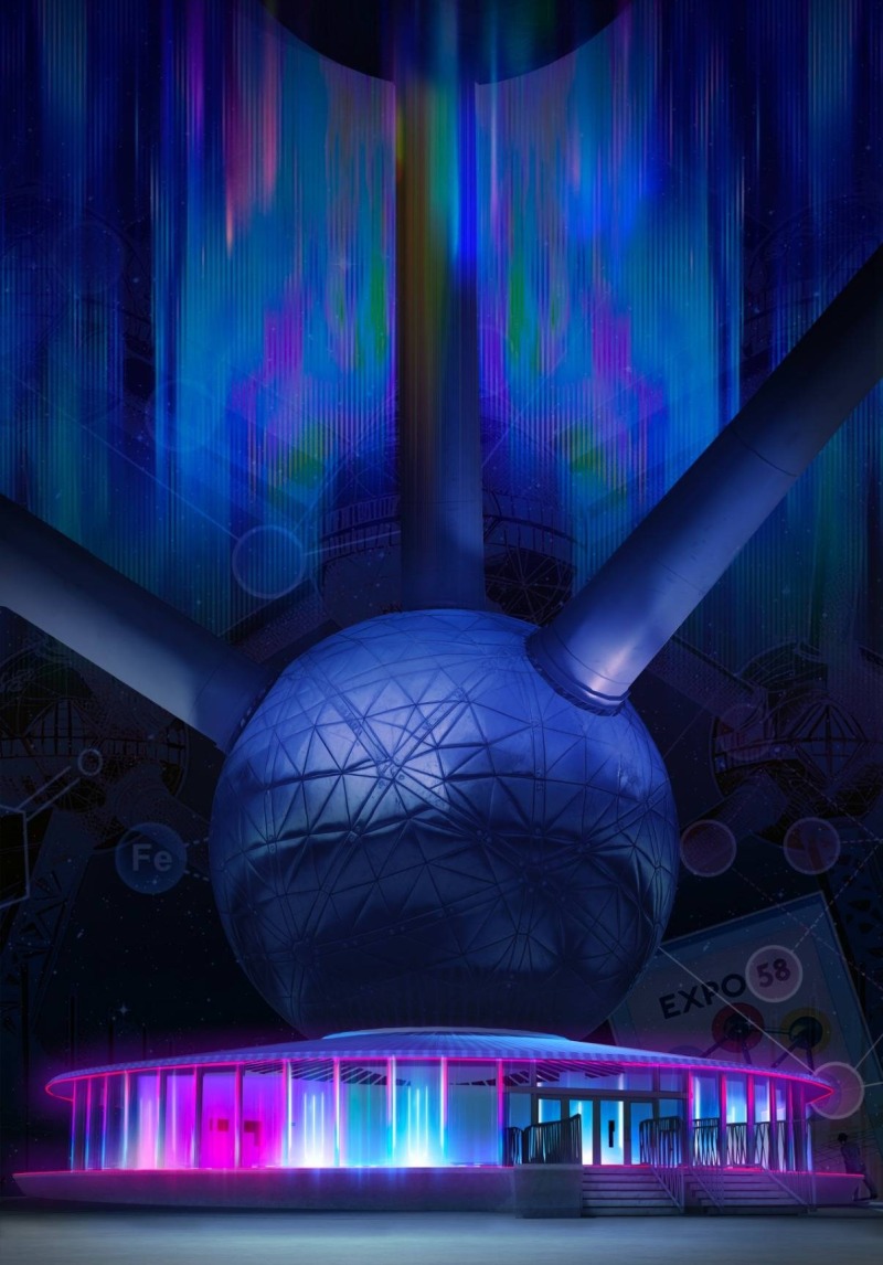 L'atomium de Bruxelles célèbre son anniversaire