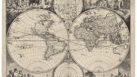 Carel Allard, Novissima cotius orbis tabula © Bibliothèque nationale de France.t