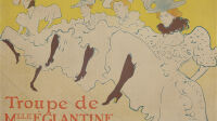 Henri de Toulouse-Lautrec Troupe Mademoiselle Eglantine 1895-1896, Lithographie couleur sur papier tissé, 61,2 x 80 cm, collection particulière