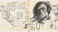 Henri Gaudin Visage et architectures. Extrait d'un carnet.