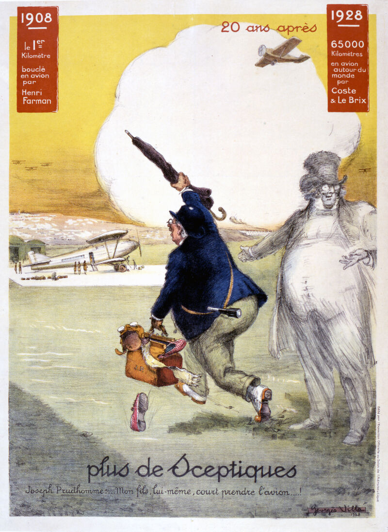 L'humour s'empare du musée de l'Air et de l'Espace