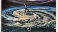 Everything Suspended , 2025 Huile sur toile Oil on canvas 152,4 × 121,9 cm 60 × 48 inches Courtesy Semiose, Paris