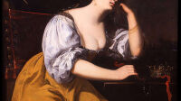 Artemisia Gentileschi, Cléopâtre, Musée des Innocents, Florence Cléopâtre d'Artemisia Gentileschi, exposée au Musée des Innocents de Florence
